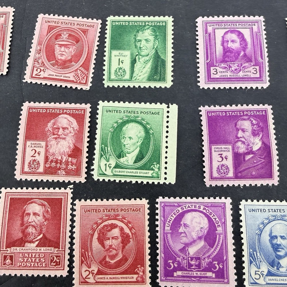 Vintage US Stamp Collection Lot 35+ Washington Lincoln President Duck Stamp Mint - Picture 13 of 17